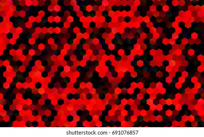 Dark Red vector modern geometrical abstract background. Texture, brand-new background. Geometric background in Origami style with gradient. 