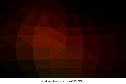 Dark Red vector modern geometrical abstract background. Texture, new background. Geometric background in Origami style with gradient. 