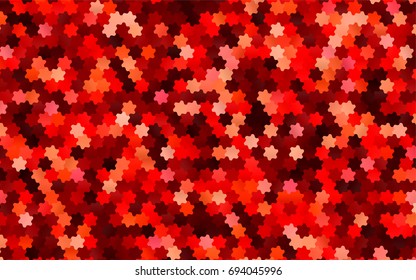 Dark Red vector modern geometrical abstract background. Texture, brand-new background. Geometric background in Origami style with gradient. 