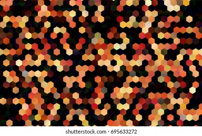 Dark Red vector modern geometrical abstract background. Texture, brand-new background. Geometric background in Origami style with gradient. 