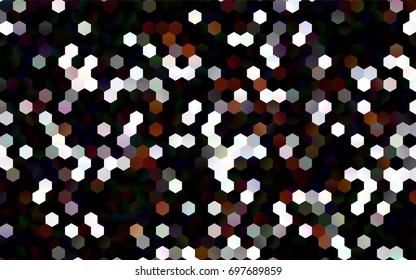 Dark Red vector modern geometrical abstract background. Texture, brand-new background. Geometric background in Origami style with gradient. 