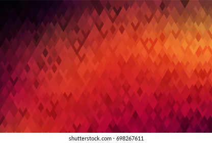 Dark Red vector modern geometrical background. Abstract template. Geometric pattern in square style with gradient.