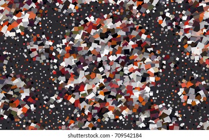 Dark Red vector modern geometrical background. Abstract template. Geometric pattern in square style with gradient.
