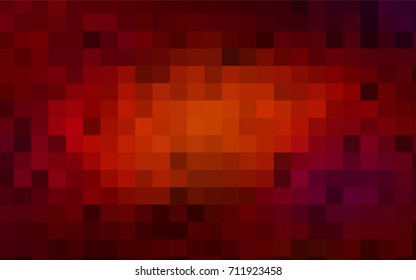 Dark Red vector modern geometrical background. Abstract template. Geometric pattern in square style with gradient.