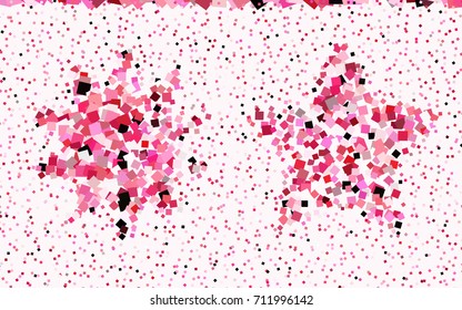 Dark Red vector modern geometrical background. Abstract template. Geometric pattern in square style with gradient.