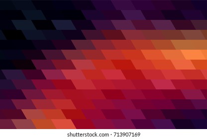 Dark Red vector modern geometrical background. Abstract template. Geometric pattern in square style with gradient.