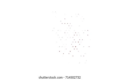 Dark Red vector modern geometrical circle abstract background. Dotted texture template. Geometric pattern in halftone style with gradient. 