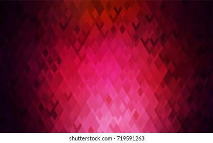Dark Red vector modern geometrical background. Abstract template. Geometric pattern in square style with gradient.