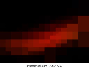 Dark Red vector modern geometrical abstract background. Texture template. Geometric pattern in Origami style with gradient. 