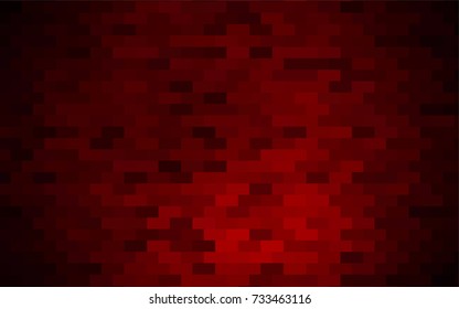 Dark Red vector modern geometrical background. Abstract template. Geometric pattern in square style with gradient.