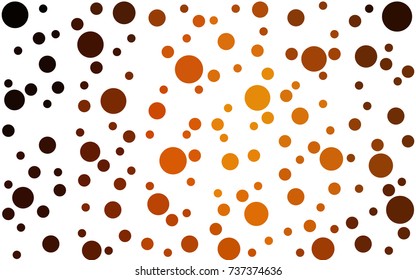 Dark Red vector modern geometrical circle abstract background. Dotted texture template. Geometric pattern in halftone style with gradient. 