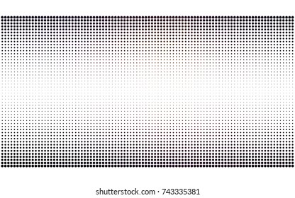 Dark Red vector modern geometrical circle abstract background. Dotted texture template. Geometric pattern in halftone style with gradient. 