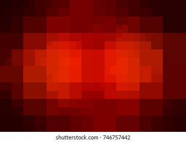 Dark Red vector modern geometrical abstract background. Texture template. Geometric pattern in Origami style with gradient. 