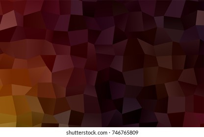 Dark Red vector modern geometrical background. Abstract template. Geometric pattern in square style with gradient.