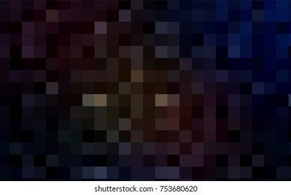 Dark Red vector modern geometrical background. Abstract template. Geometric pattern in square style with gradient.