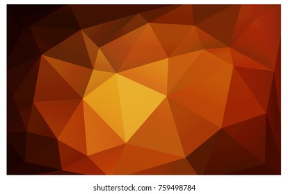Dark Red vector modern geometrical abstract background. Texture, new background. Geometric background in Origami style with gradient. 