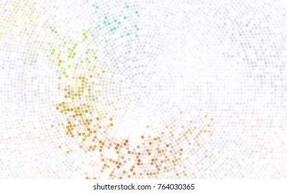 Dark Red vector modern geometrical background. Abstract template. Geometric pattern in square style with gradient.