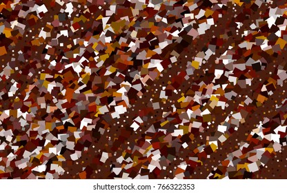 Dark Red vector modern geometrical background. Abstract template. Geometric pattern in square style with gradient.