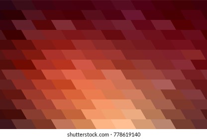 Dark Red vector modern geometrical background. Abstract template. Geometric pattern in square style with gradient.