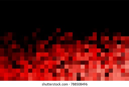 Dark Red vector modern geometrical background. Abstract template. Geometric pattern in square style with gradient.