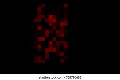 Dark Red vector modern geometrical background. Abstract template. Geometric pattern in square style with gradient.