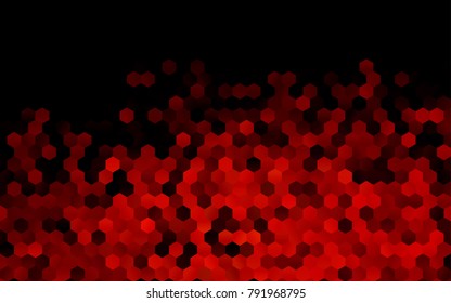 Dark Red vector modern geometrical abstract background. Texture, brand-new background. Geometric background in Origami style with gradient. 