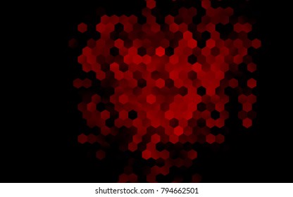 Dark Red vector modern geometrical abstract background. Texture, brand-new background. Geometric background in Origami style with gradient. 