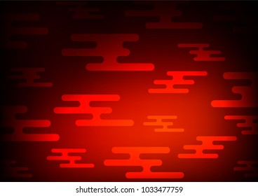 Dark Red vector natural abstract template. Brand-new colored illustration in blurry style with doodles. The pattern can be used for wallpapers and coloring books.