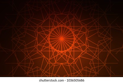 Dark Red vector natural abstract template. Creative illustration in blurred style with doodles made by child. The doodle design can be used for your web site.