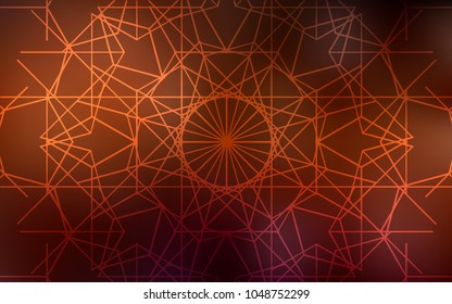Dark Red vector natural abstract design. Doodles created by child on blurred abstract background with gradient. Brand-new design for your business.