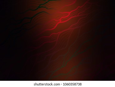 Dark Red vector natural abstract background. Modern geometrical abstract illustration with doodles. The pattern can be used for heads of websites and designs.