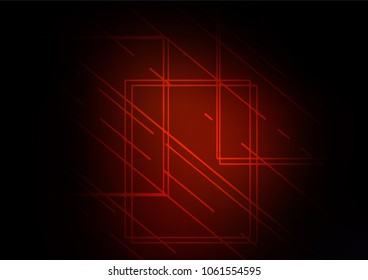 Dark Red vector natural abstract background. Sketchy hand drawn doodles on blurred background. The pattern can be used for wallpapers and coloring books.