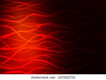 Dark Red vector natural abstract line template. Blurred decorative design in Indian style with Zen tangles. The template can be used as a background for cell phones.
