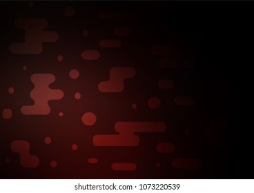Dark Red vector natural abstract pattern. Sketchy hand drawn doodles on blurred background. Hand painted design for web, leaflet, textile.