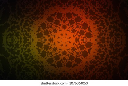 Dark Red vector natural abstract template. Creative illustration in blurred style with doodles made by child. A new texture for your design.