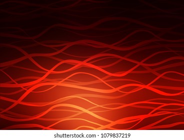 Dark Red vector natural abstract background. Glitter abstract illustration with doodles and Zen tangles. The completely new template can be used for your brand book.