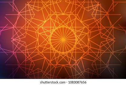 Dark Red vector natural abstract template. Decorative shining childish illustration with doodles on abstract template. The textured pattern can be used for website.