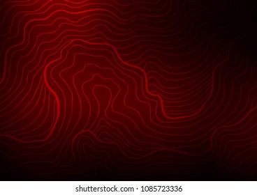 Dark Red vector natural abstract pattern. A vague abstract illustration with doodles in Indian style. The doodle design can be used for your web site.