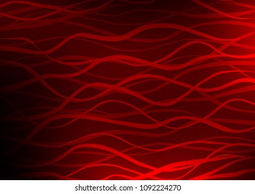 Dark Red vector natural abstract background. Modern geometrical abstract illustration with doodles. The best blurred design for your business.