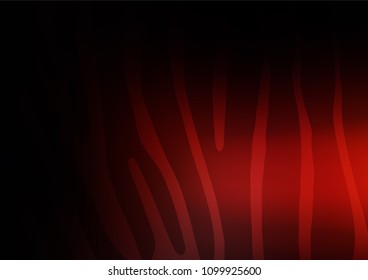 Dark Red vector natural abstract pattern. Colorful abstract illustration with lines in Asian style. A completely new design for your business.