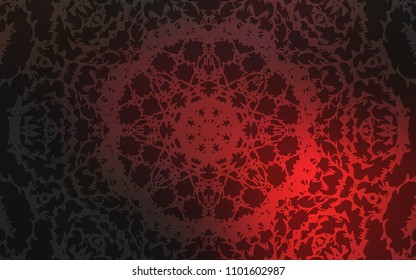 Dark Red vector natural abstract background. Glitter abstract illustration with doodles and lines drawn by child. Brand-new design for your business.