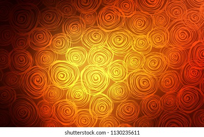 Dark Red vector natural abstract pattern. Colorful abstract illustration with roses in doodle style. The elegant pattern can be used as a part of a brand book.