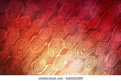 Dark Red vector natural abstract template. A vague abstract illustration with roses in doodles style. The elegant pattern can be used as a part of a brand book.