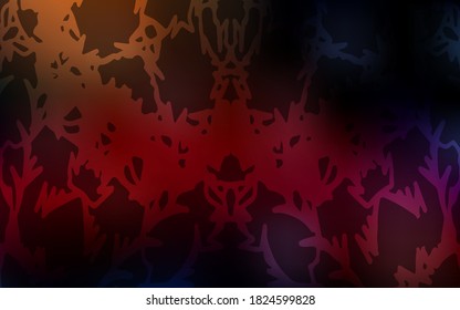 Dark Red vector natural abstract design. Childish elegant natural pattern with gradient. The best blurred design for your business.