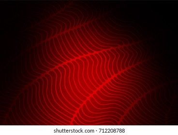 Dark Red vector natural abstract template. Brand-new colored illustration in blurry style with doodles. The elegant pattern can be used as a part of a brand book.