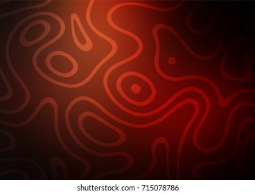 Dark Red vector natural abstract template. Glitter abstract illustration with doodles and zentagles. The best blurred design for your business.