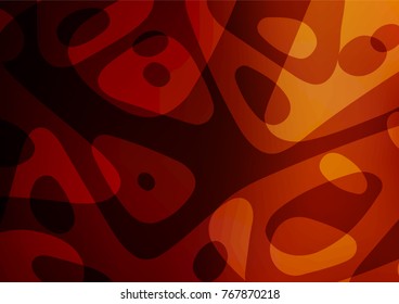 Dark Red vector natural abstract background. Decorative shining illustration with doodles on abstract template. The elegant pattern can be used as a part of a brand book.