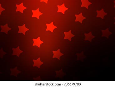 Dark Red vector natural abstract pattern. Geometric doodle illustration in Origami style with gradient. The elegant pattern can be used as a part of a brand book.