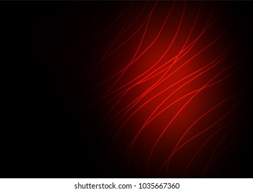 Dark Red vector natural elegant texture. Colorful abstract illustration with lines in Asian style. Hand painted design for web, leaflet, textile.