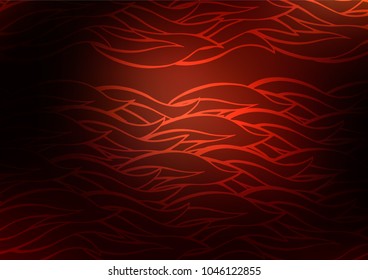 Dark Red vector natural elegant template. Shining colored illustration with doodles in Zen tangle style. The best blurred design for your business.